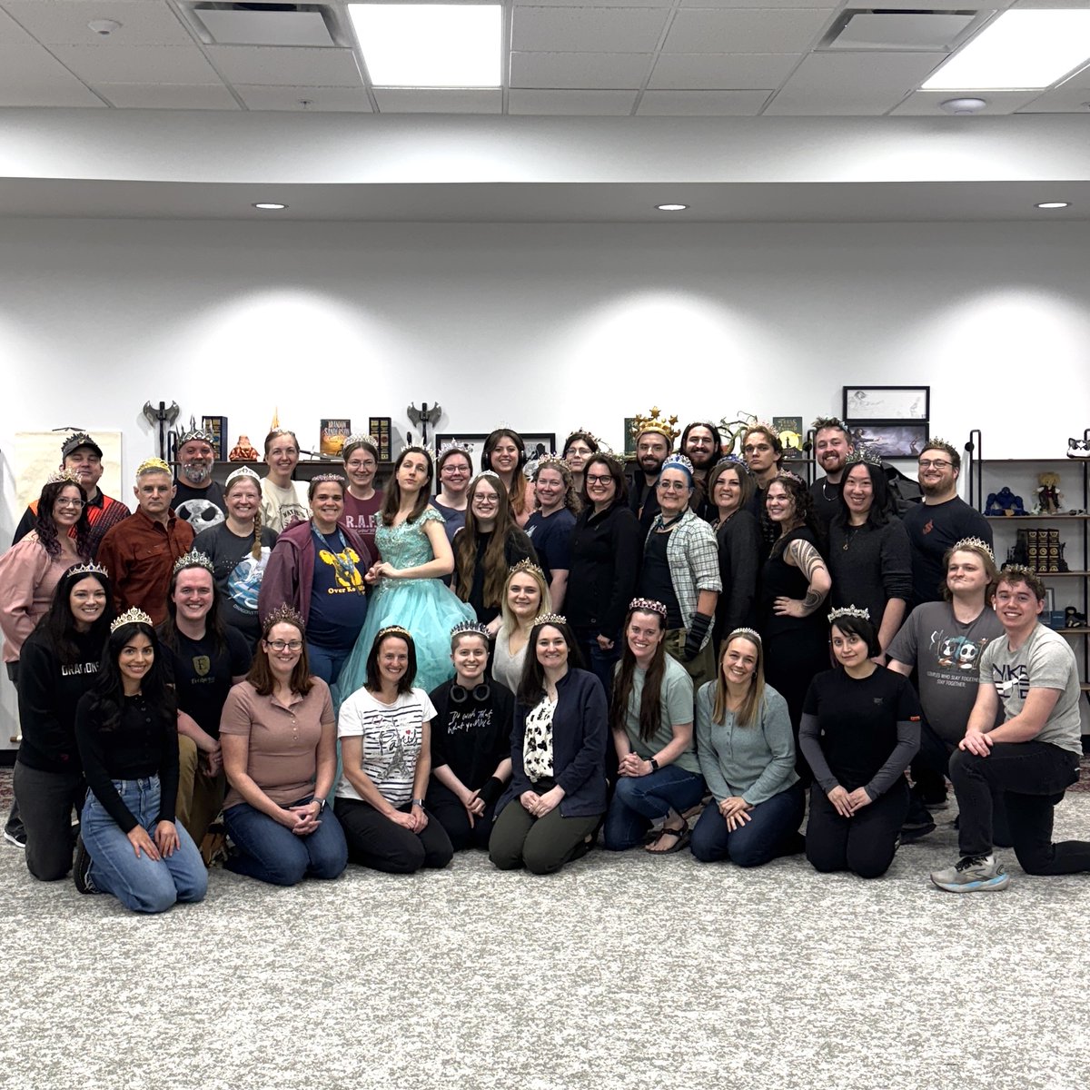 Tiara Tuesday at Dragonsteel HQ. This is one of the many random quirky traditions we have in our office... what are some of yours?