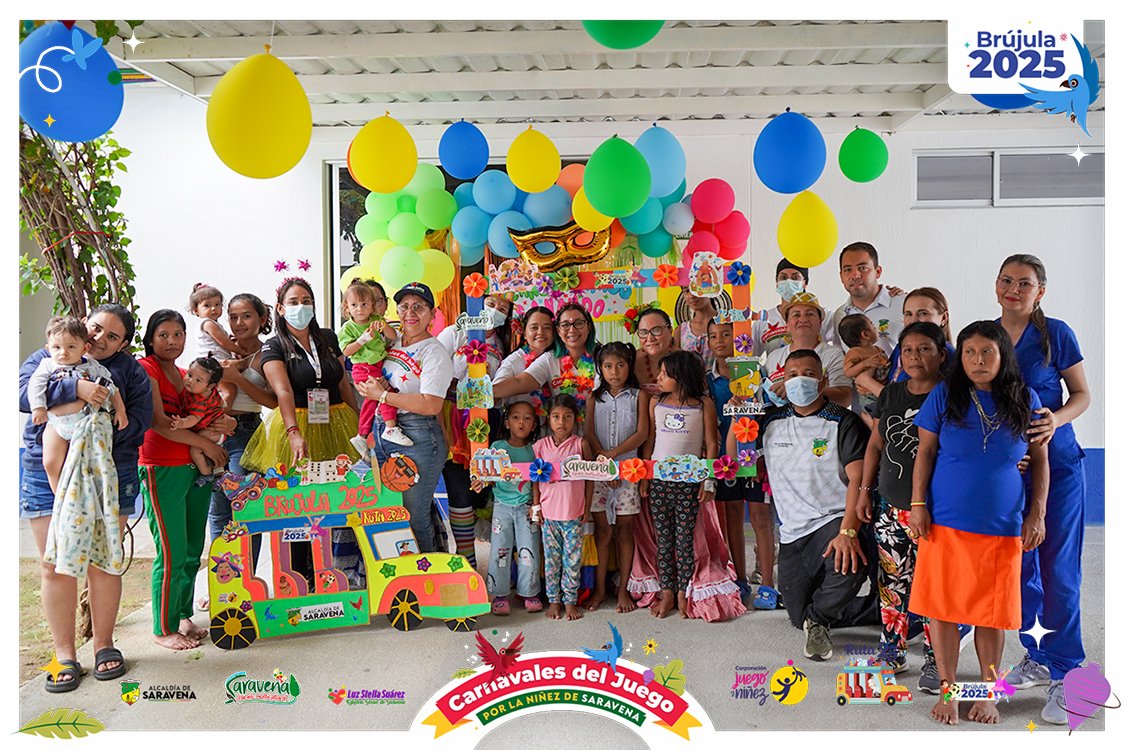 #SúmateJugando En cada rincón de Saravena, la magia de los Carnavales del Juego se sigue extendiendo. Hoy, con "Jugando vamos sanando", vivimos un momento de alegría y emoción con los niños y niñas que se encuentran en el área de pediatría del Hospital de Sarare. <a href="/juegoyninez/">Corporación Juego y Niñez</a>