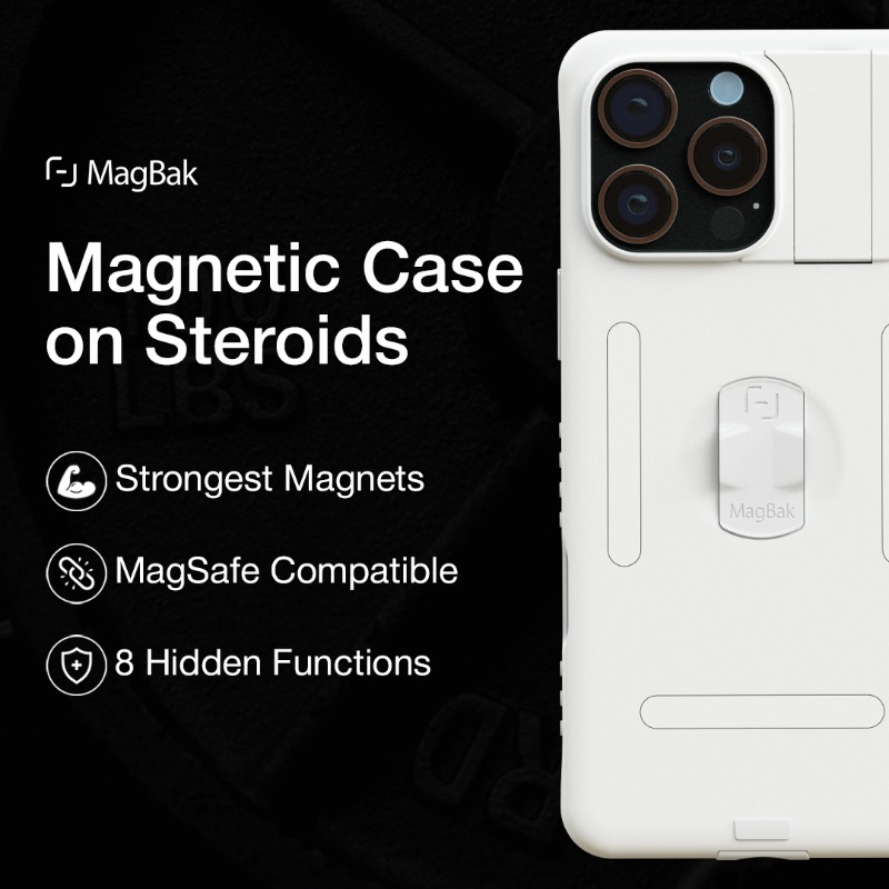 Meet the MagBak Elite case: finger loop, plush pinky pillow, and side grips  designed for an epic hold. Your phone's upgrade is here.