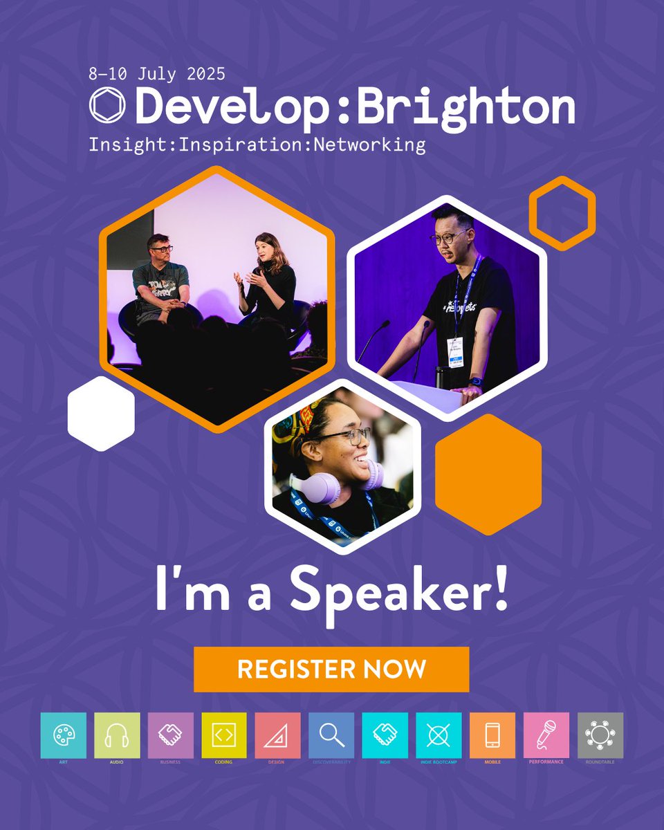 Delighted to be speaking at Develop:Brighton 2025 in      the summer!  The best and brightest of the video game community come together on the south coast. Super Early Bird (ends today) Discount code VPBTJB extra 10% off! #ImASpeaker @DevelopConf/<a href="/developconf/">Develop:Brighton 2025</a>erence.com
