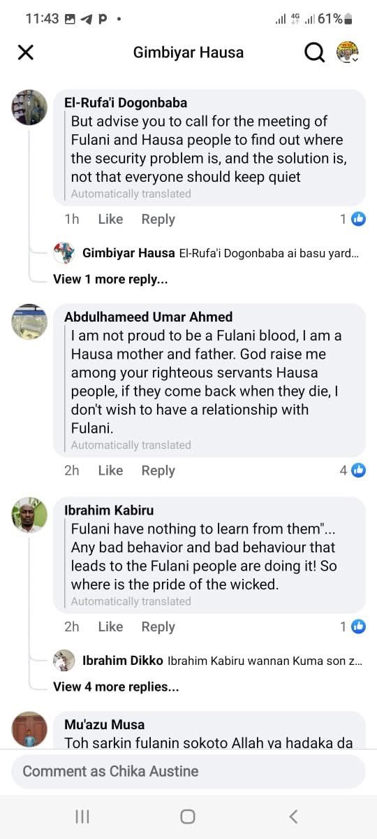 ChinasaNworu's tweet photo. Breaking News !
Hausas attack the sultan of Sokoto.( Phase 2)
Verbal conflicts arose between #Hausas and #Fulani as the Sultan of #Sokoto asserted he is a true Fulani man. The #Hausas responded , you can read .
They cooked for #IPOB/#ESN for the past 3 yrs , today we’re just starting to cook for them two dishes “tuwo masara and Mia kuka”
(Phase 2)