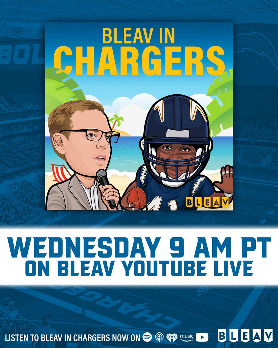 Bleav (@bleavnetwork) on Twitter photo 📊 The NFL Draft is weeks away!
🗣 Join <a href="/mattmoneysmith/">mattmoneysmith</a> & <a href="/LorenzoNeal/">Lorenzo Neal</a> LIVE on YouTube as they talk draft prospects & more.
🕘 Wednesday | 9AM PT
🤳 Turn on your notifications:
youtube.com/live/ROlX5n0Fl…
👩💻 Bring your questions! 📊 The NFL Draft is weeks away!
🗣 Join <a href="/mattmoneysmith/">mattmoneysmith</a> & <a href="/LorenzoNeal/">Lorenzo Neal</a> LIVE on YouTube as they talk draft prospects & more.
🕘 Wednesday | 9AM PT
🤳 Turn on your notifications:
youtube.com/live/ROlX5n0Fl…
👩💻 Bring your questions!