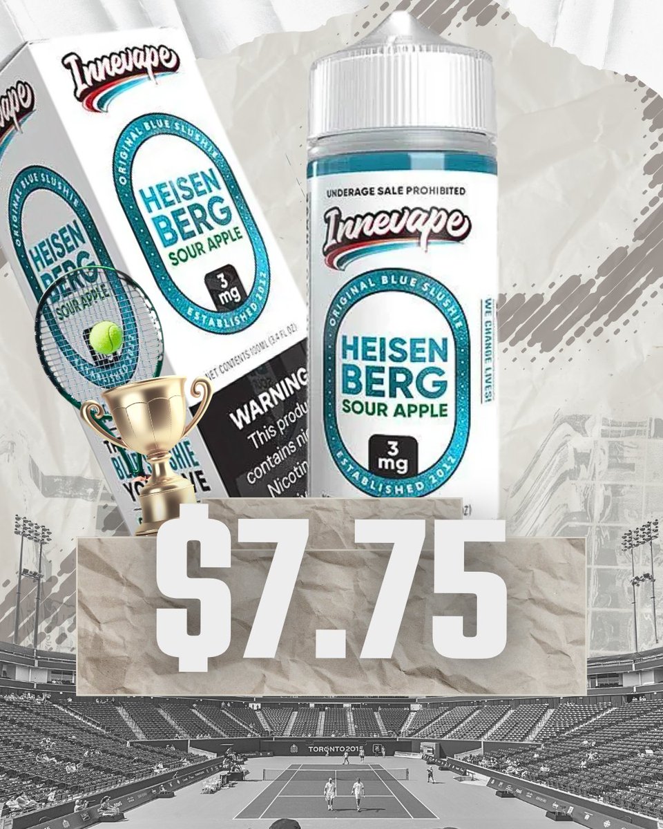 Innevape Heisenberg 100mL offers top notch fruity flavor in a variety of cool menthol combinations. If you're feeling blue, try Heisenberg!

vapewholesaleusa.com/innevape-heise…