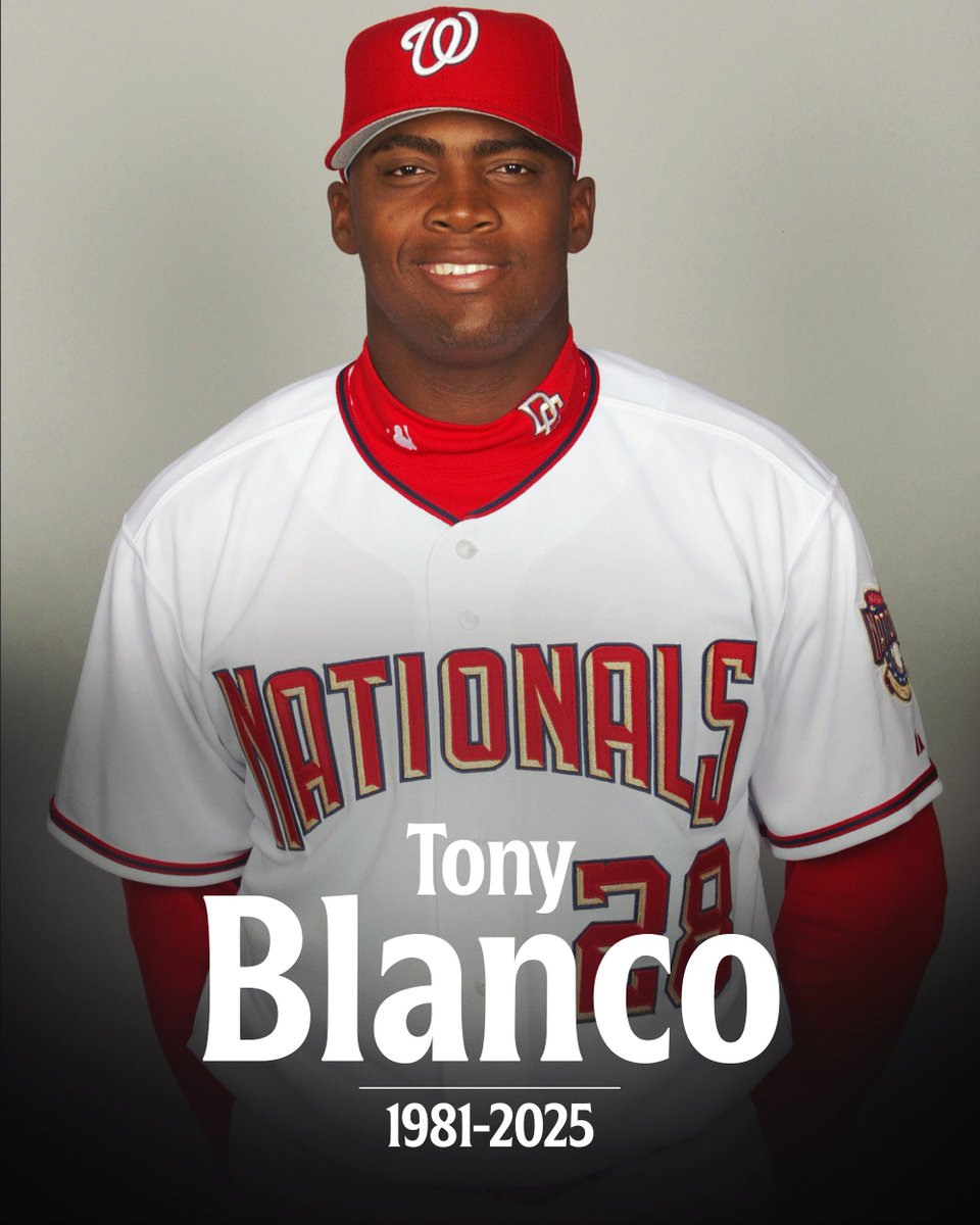 MLB's tweet photo. We are deeply saddened by the sudden and tragic death of former Major Leaguer Tony Blanco in Tuesday’s tragedy in the Dominican Republic’s capital city of Santo Domingo.

Blanco played in 56 games for the inaugural Washington Nationals team in 2005, including the first game in team history.

He played 9 professional seasons in the U.S. and 8 more in Japan’s NPB.

Our thoughts and prayers are with his family, which includes Pittsburgh Pirates Minor League player Tony Blanco Jr.