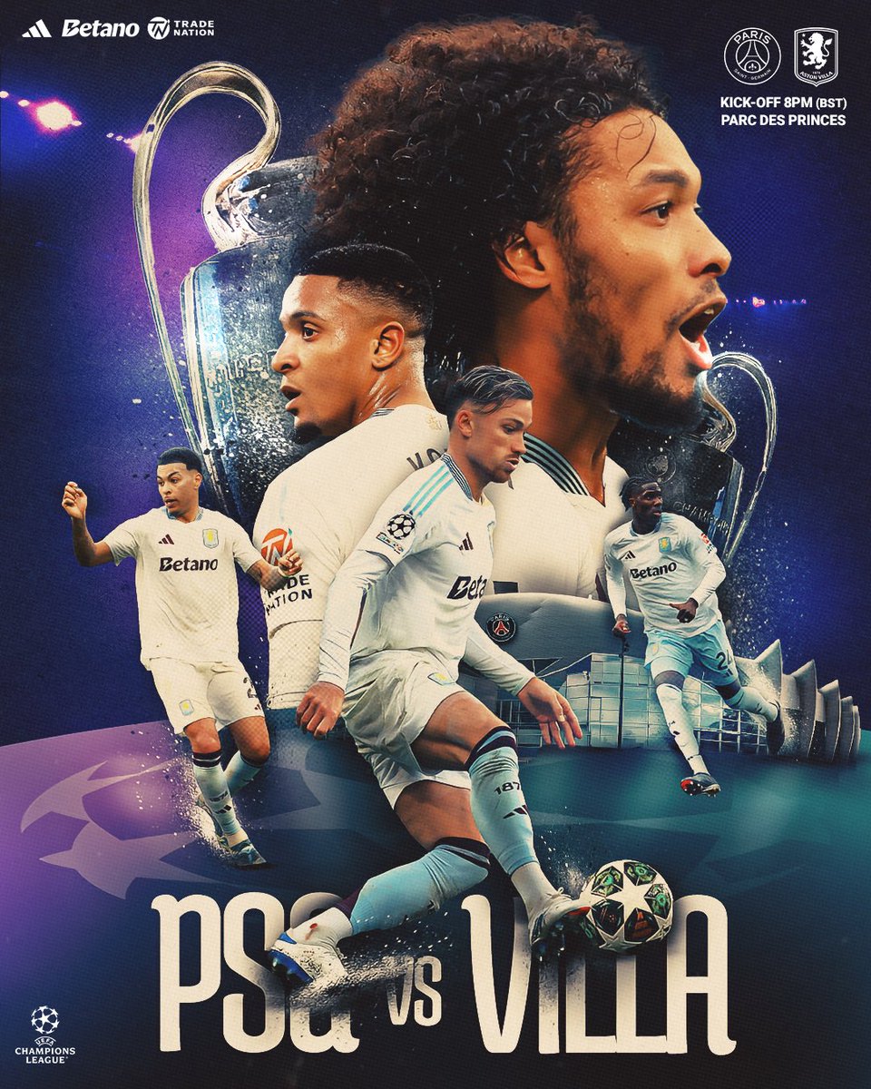 AVFCOfficial's tweet image. IT&apos;S MATCHDAY IN PARIS VILLANS 🇫🇷 🤩