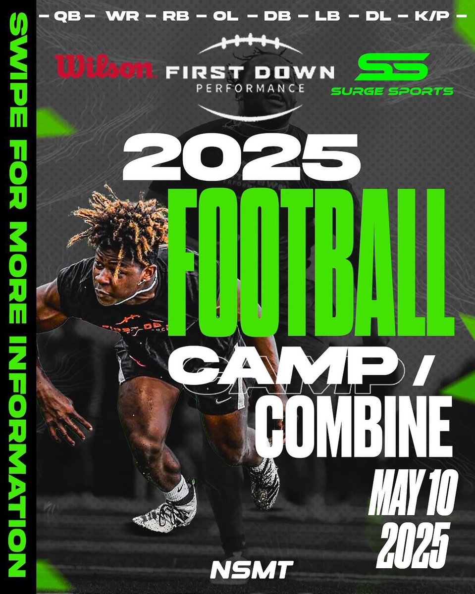 Piero Fichera (@pfichera_9) on Twitter photo I will be at the First Down Performance camp on May 10th!
<a href="/carljfred/">Carl Frederick</a> <a href="/coachsabs/">Todd Sabatino</a> <a href="/PrepRedzoneVA/">Prep Redzone Virginia</a> I will be at the First Down Performance camp on May 10th!
<a href="/carljfred/">Carl Frederick</a> <a href="/coachsabs/">Todd Sabatino</a> <a href="/PrepRedzoneVA/">Prep Redzone Virginia</a>