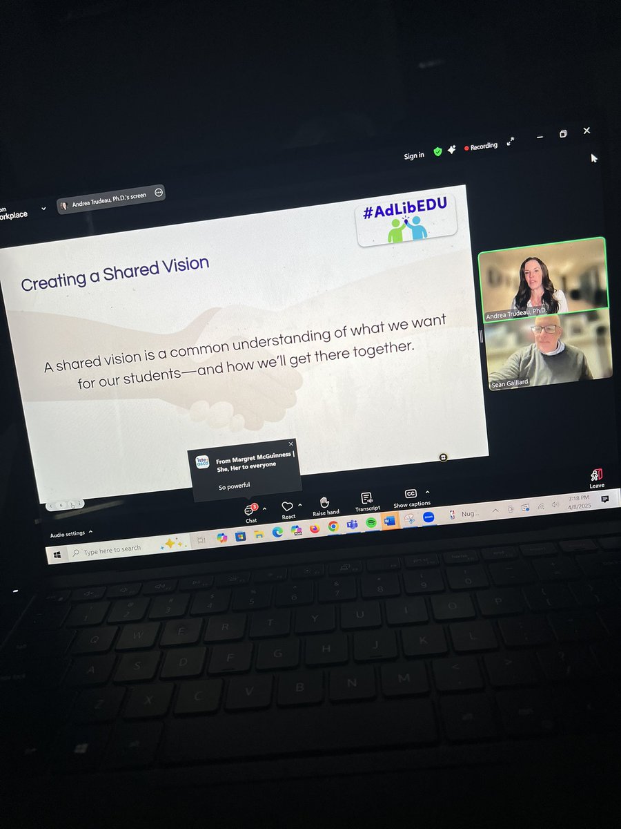 Lauren Kaufman (@laurenmkaufman) on Twitter photo So much goodness coming from this <a href="/ASCD/">ASCD</a> <a href="/ISTEcommunity/">ISTE+ASCD Community Leaders</a> webinar w <a href="/smgaillard/">Sean Gaillard</a> & <a href="/Andrea_Trudeau/">Andrea Trudeau, Ph.D.</a>! Such a meaningful conversation grounded in collaboration, community, & keeping students at the 💜 of decision making! <a href="/ISTEofficial/">ISTE</a> So much goodness coming from this <a href="/ASCD/">ASCD</a> <a href="/ISTEcommunity/">ISTE+ASCD Community Leaders</a> webinar w <a href="/smgaillard/">Sean Gaillard</a> & <a href="/Andrea_Trudeau/">Andrea Trudeau, Ph.D.</a>! Such a meaningful conversation grounded in collaboration, community, & keeping students at the 💜 of decision making! <a href="/ISTEofficial/">ISTE</a>