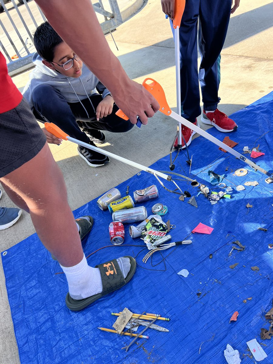 KeepArgyleBeaut's tweet photo. We performed a litter audit of the bags of litter collected to report to Texas Litterbase! Always trying to come up with litter prevention programs/ideas♻️ https://t.co/slqr8KXcfn
