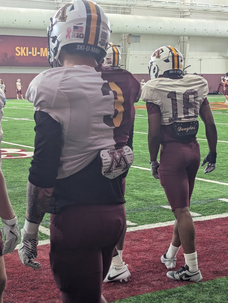 Koi Perich rocking that dual jersey. 

Half offense, half defense.