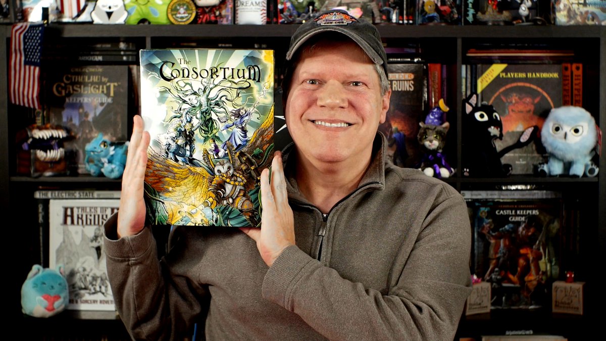 TheGamingGang's tweet photo. I'm live in 15 minutes with a live first look at The Consortium #Miniatures rules from The Consortium. Plus news from @TrollLordGames @ExaltedFuneral @GreenRoninPub #NamelessDesigner and more! Hang with the gang at 8pm ET/7pm CT/5pm PT. 🥳 https://t.co/qIEzEAh9gY #TTRPGs https://t.co/Qt8xPxYbQz