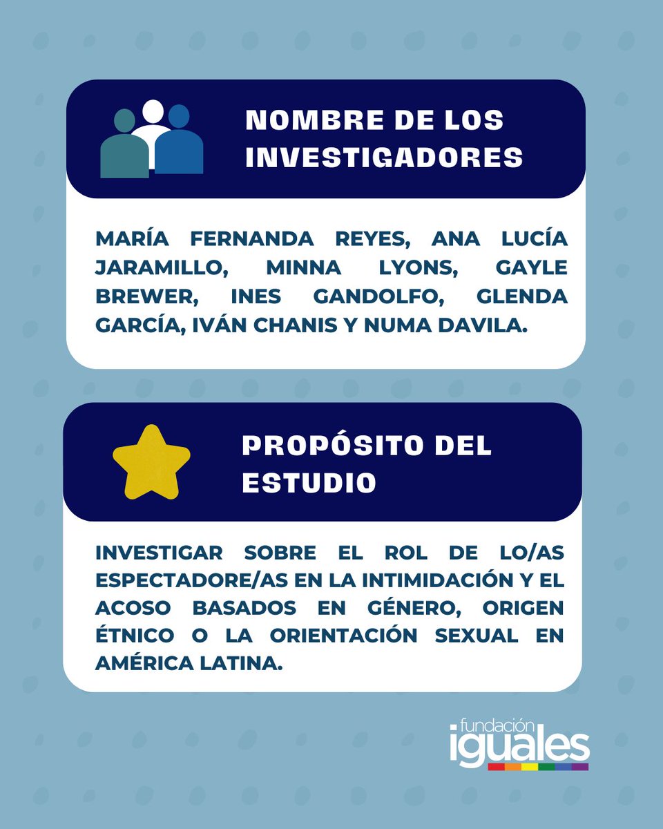 La Facultad de Ciencias Sociales de la Univ de los Andes, Colombia está realizando este estudio en países de América Latina para conocer el rol de lo/as espectadore/as en la intimidación y el acoso basados en género, origen étnico o la orientación sexual
‌
psicologiauniandes.qualtrics.com/jfe/form/SV_dh…