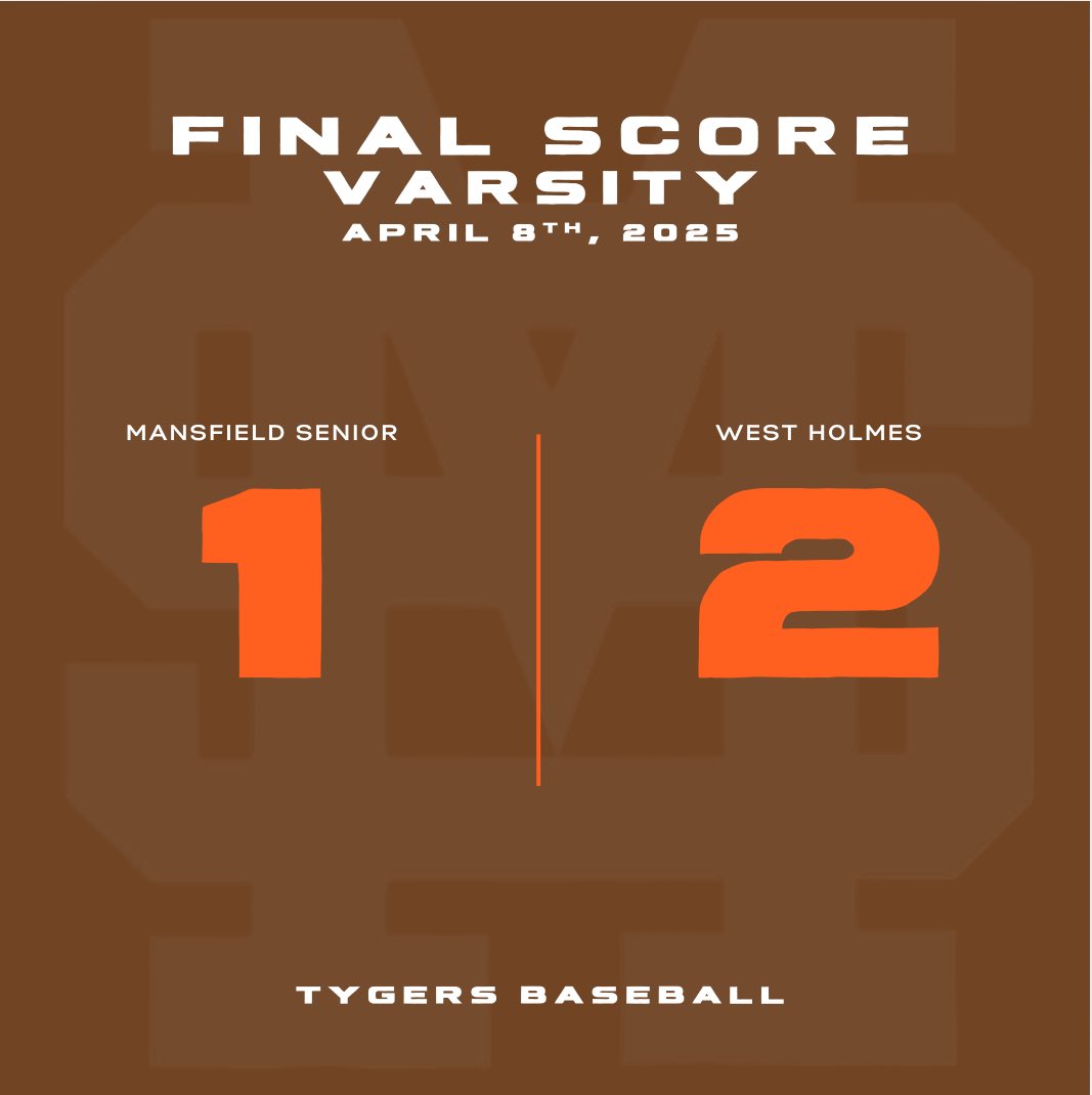 TygersBaseball's tweet photo. Tygers lose a tight one with unbelievable pitching performance from both pitchers today. 

Josh Malone had 10 Ks with a Double batting wise to give the Tygers a chance. 

Tygers will try to get their redemption against West Holmes tomorrow night at West Holmes at 5pm.

#GoTygers https://t.co/KMR1GWEllR