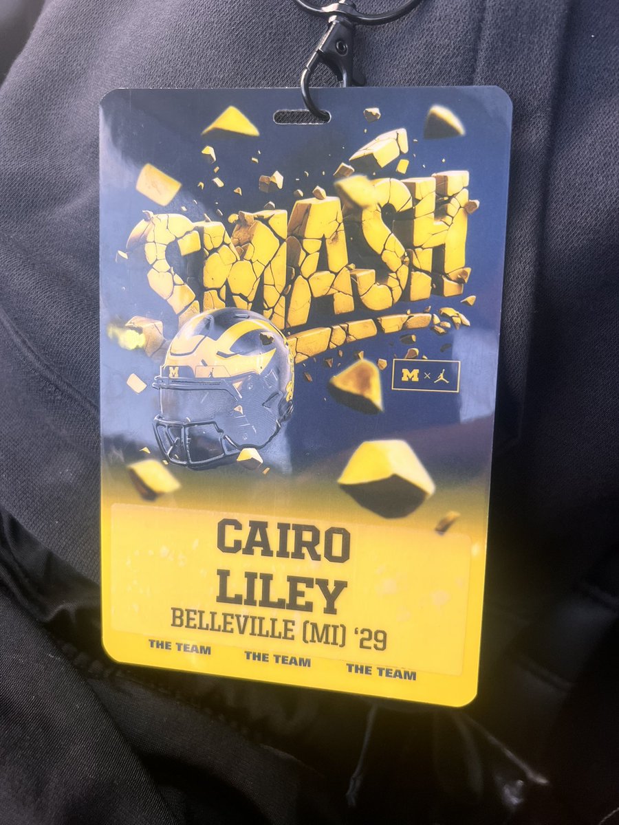 CairoLiley1's tweet image. Had a good visit @UMichFootball and got to see some of the guys @BryceUnderwoo16 @ElijahDotson06 @JacobOden4 and talked to some coaches @19Bellamy @AKarsch_UM 
@AllenTrieu @RivalsWardlaw @On3sports @MIexposure @TheD_Zone @CoachSemaj shout out to @CoachRayRapley @2LincolnQB