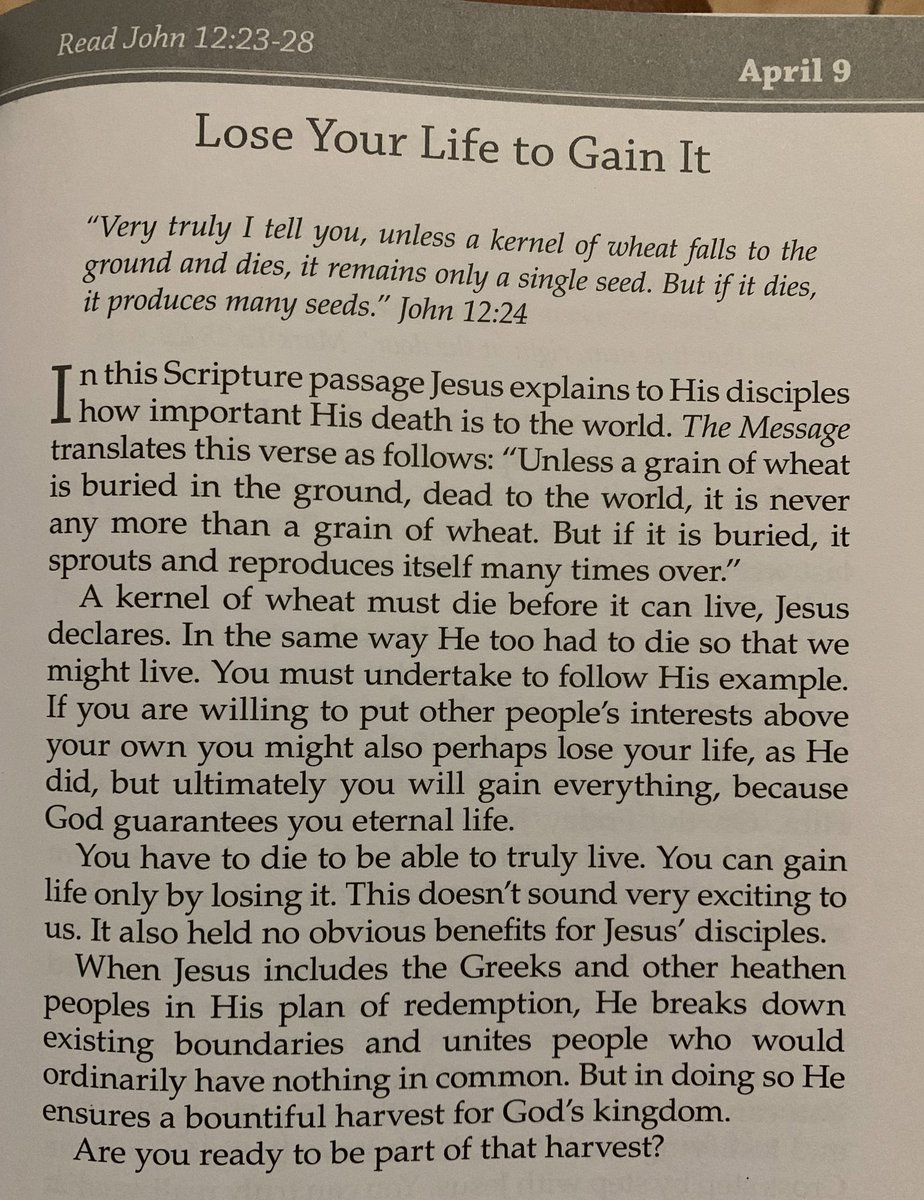 …Lord help me to walk in Your footsteps, to be willing to let my own self die, so that I may one day have eternal life🌞💛🌞