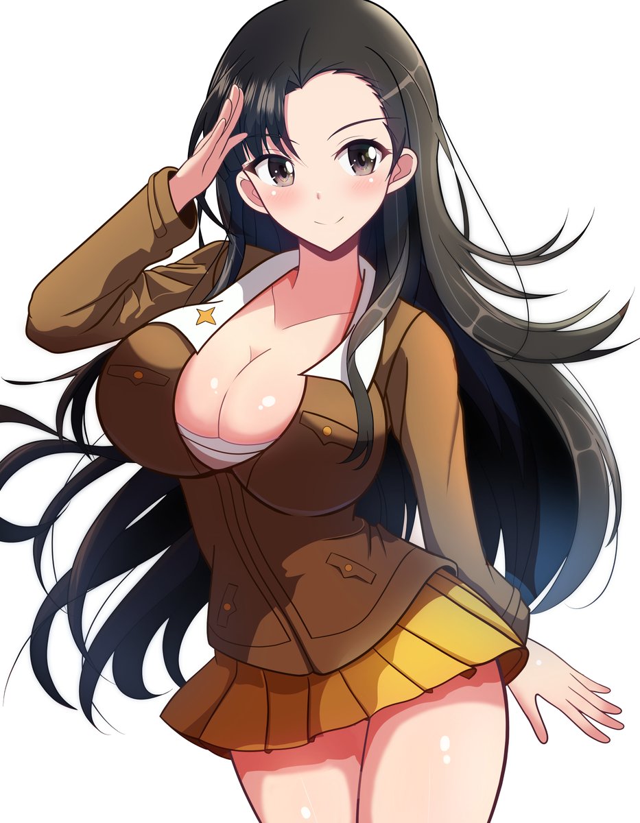 西絹代 「#無言で立ち絵を貼るとフォロワーさんが増える 」|グラタンのイラスト