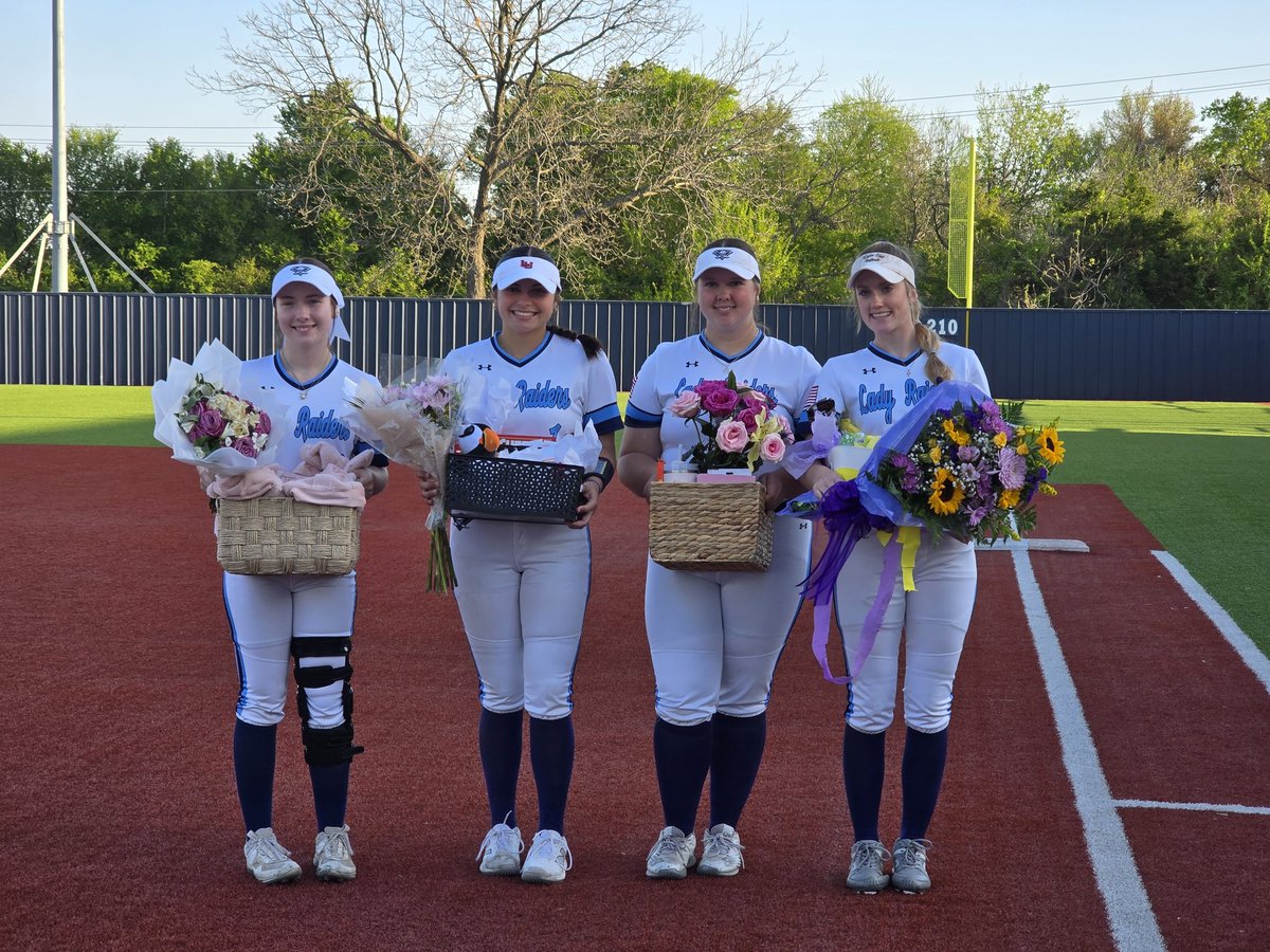 The Wylie News (@wylienews) on Twitter photo <a href="/WERaiderSB/">Wylie East Softball🥎</a> celebrates Senior Day.
Alyssa Gonzalez, Isabella Flores, Kyra Tawney, and Kimma Kincaid honored after today's game vs. Naaman Forest. <a href="/WERaiderSB/">Wylie East Softball🥎</a> celebrates Senior Day.
Alyssa Gonzalez, Isabella Flores, Kyra Tawney, and Kimma Kincaid honored after today's game vs. Naaman Forest.