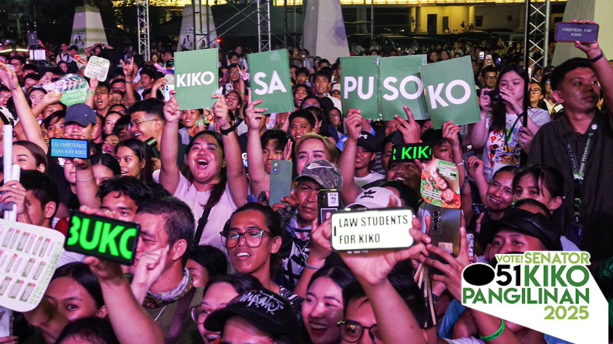 kikopangilinan's tweet photo. NASA PUSO TAYO NG BULACAN! 💚

Maraming salamat, Bulacan, sa inyong mainit na pagtanggap at walang sawang suporta! Taos-pusong pasasalamat kina Gov. Daniel Fernando, Vice Gov. Alex Castro, Mayor Christian Natividad at Vice Mayor Migs Tengco Bautista ng Malolos, Cong. Tina Pancho ng 2nd District, BM Nono Castro, BM James Santos, at dating Cong. Apol Pancho!

Lubos din ang pasasalamat sa Robredo People’s Council - Bulacan, Youth Volunteers, Robredocs, Ma’am Violeta Luna, at Reynosa Castro sa patuloy na pagkilos at paninindigan!

Tuloy ang ating sama-samang pagkilos para sa mas abot-kayang pagkain at mas maraming oportunidad para sa bawat pamilyang Pilipino! 🇵🇭