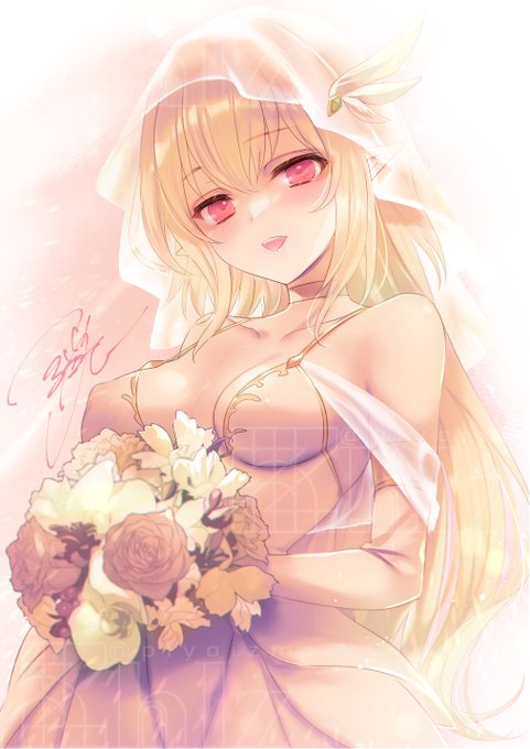 嫁リー ナナリー描けてうれしい#千年戦争アイギス #アイギスお絵かき 