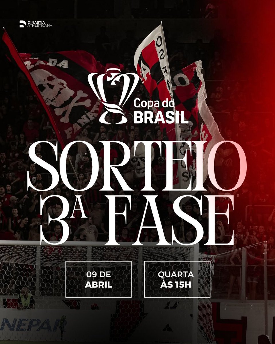 É AMANHÃ! SORTEIO DA 3ª FASE DA <a href="/copadobrasilcbf/">Copa do Brasil</a>! 🇧🇷