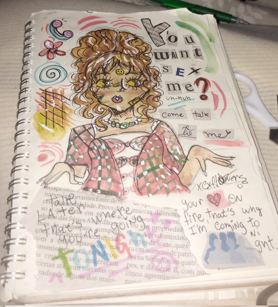 desenhei a pinkpantress em tonight amo ela