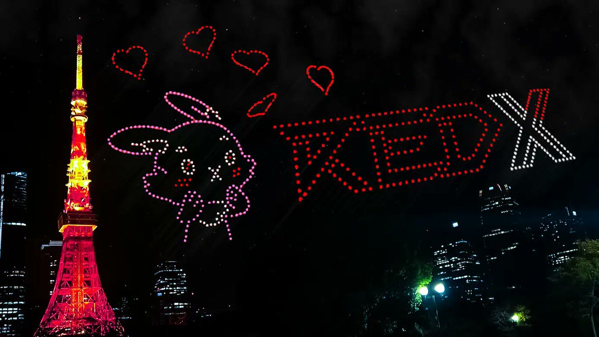 🗼4/19（土）開催！RED°TOKYO TOWERの夜空に、Web3が舞い降りる🎇

✨REDX主催✨のスペシャルイベント、『CNP × RED°』によるドローンショーが、いよいよ来週末開催！
CNPの人気キャラたちが、RED゜スペシャルコラボバージョンで東京タワーの夜空にドローンで登場します。

🌀CNP（CryptoNinja