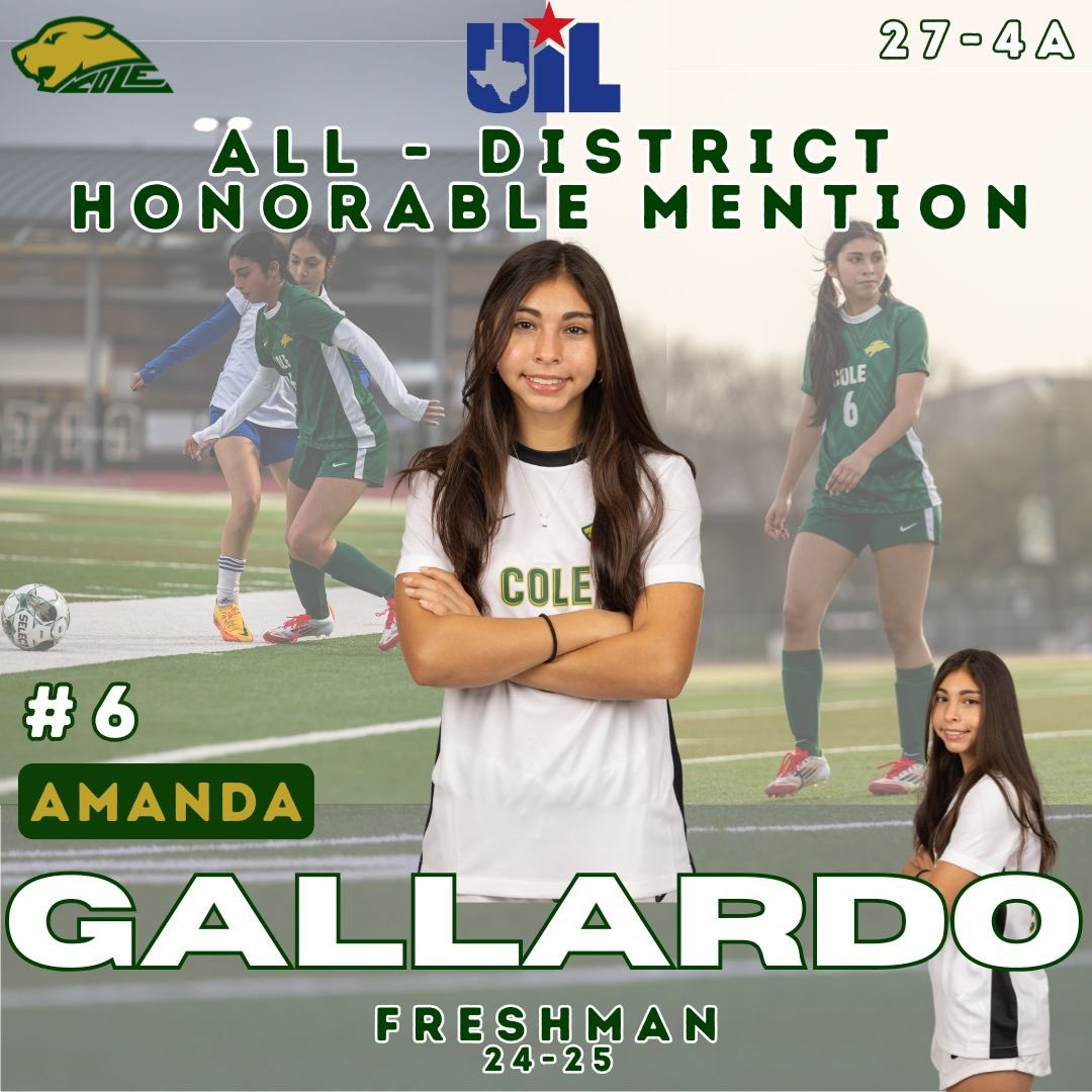 All-District Honorable Mention 👏🏼⚽️ 

(2/2)