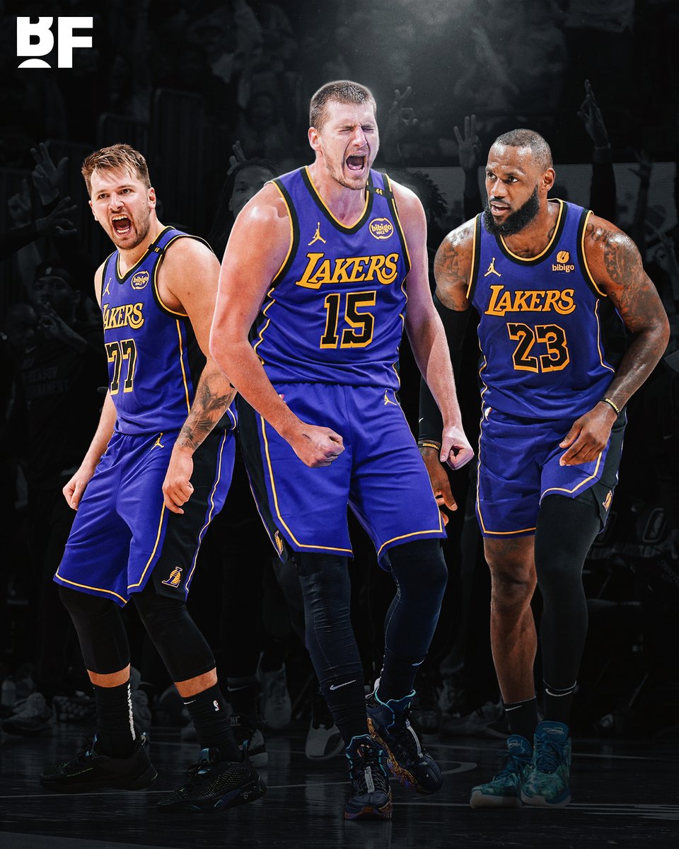 bballforever_'s tweet photo. The Lakers are the FAVORITES to be Nikola Jokić's next team in the wake of Nuggets coach Michael Malone getting fired 👀

“Jokić has been frustrated with the team’s defensive commitment and performance this season,” according to The Athletic. https://t.co/v7XXwdgOqt