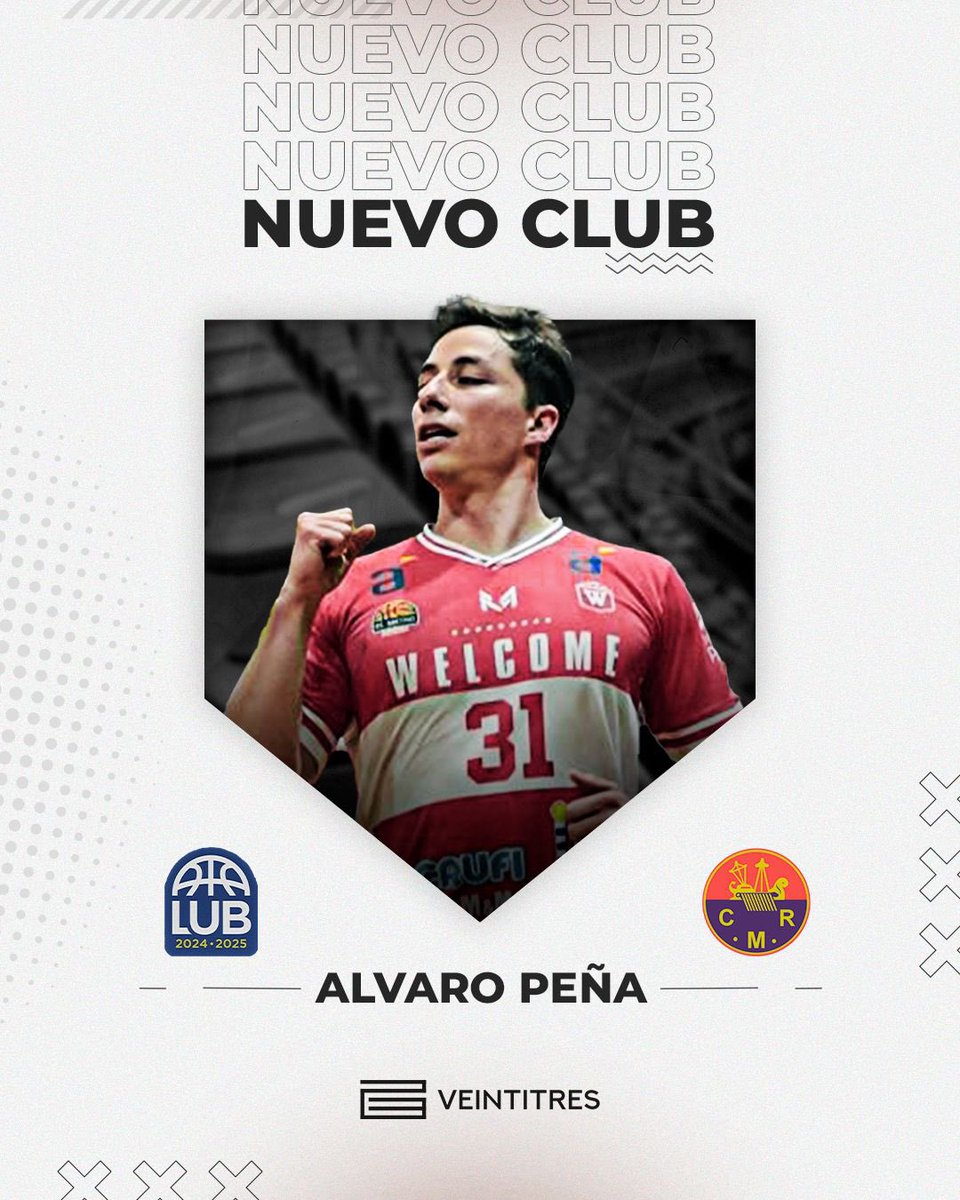 📍<a href="/LUB_Uy/">Liga Uruguaya de Básquetbol</a> 🏀🇺🇾

Álvaro Peña ✍🏻 firma con | signs with <a href="/RemerosBasquet/">Remeros Básquetbol</a> 

Felicitaciones Álvaro!!! 💪🏻🇨🇴
