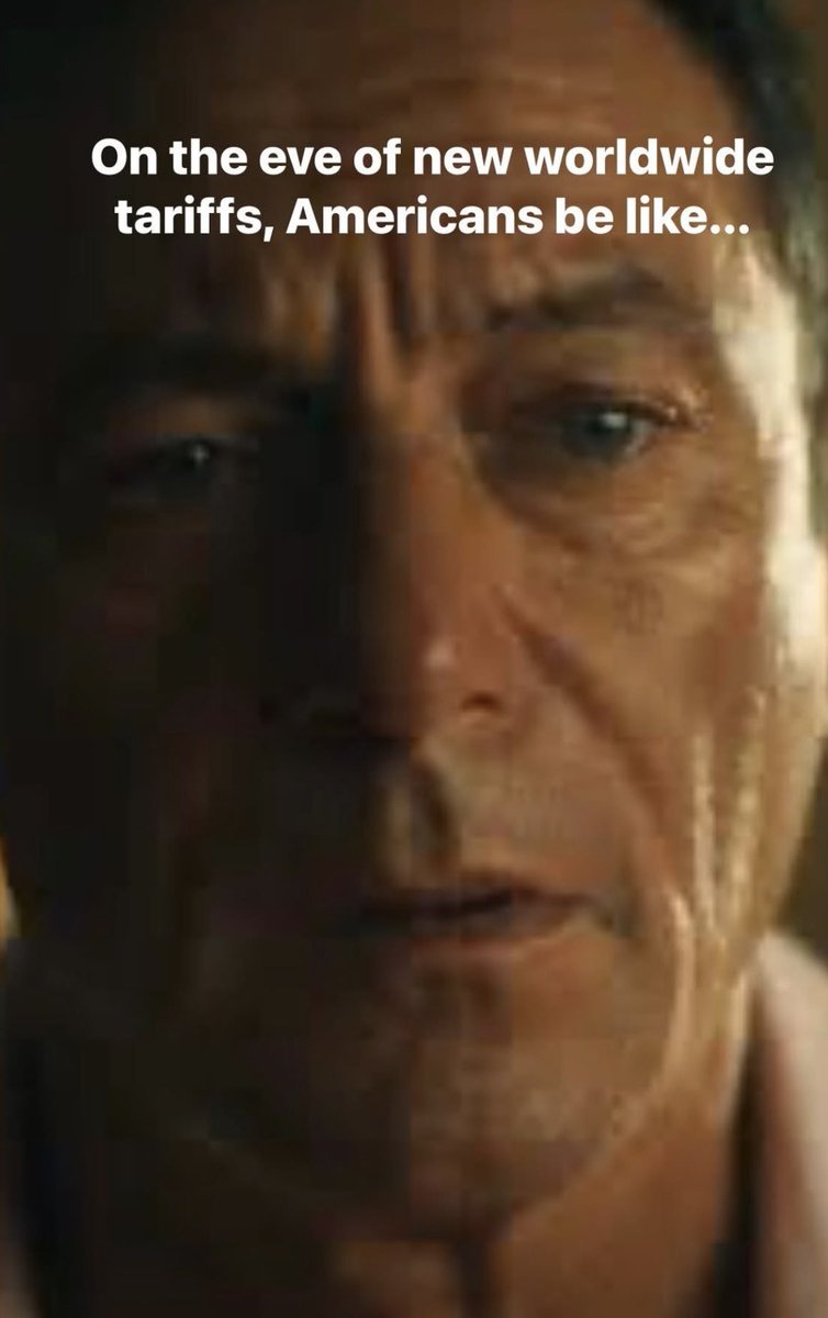 On the eve of new worldwide tariffs, Americans be like #WhiteLotus