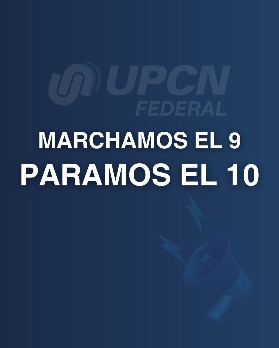 💪 Jueves 10 Paro General 

¿Por qué paramos con la CGT?

Para defender los derechos laborales y humanos cercenados por este gobierno.
Por un Estado que garantice las políticas y el acceso a la Salud, Educación e Investigación Científica Pública.
Porque sin Estado no hay Nación.