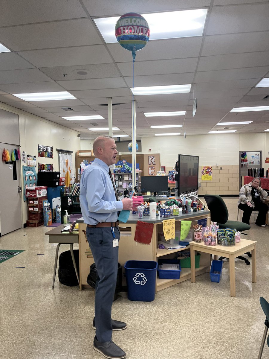 So glad to “welcome home” our AP, <a href="/cbaker4_bcps/">Christopher Baker</a>! Happy AP Appreciation Week! We love how you make us better each day! <a href="/ChatsworthSch/">The Chatsworth School</a> <a href="/nashaeb/">Dr. Nashae Bennett</a>