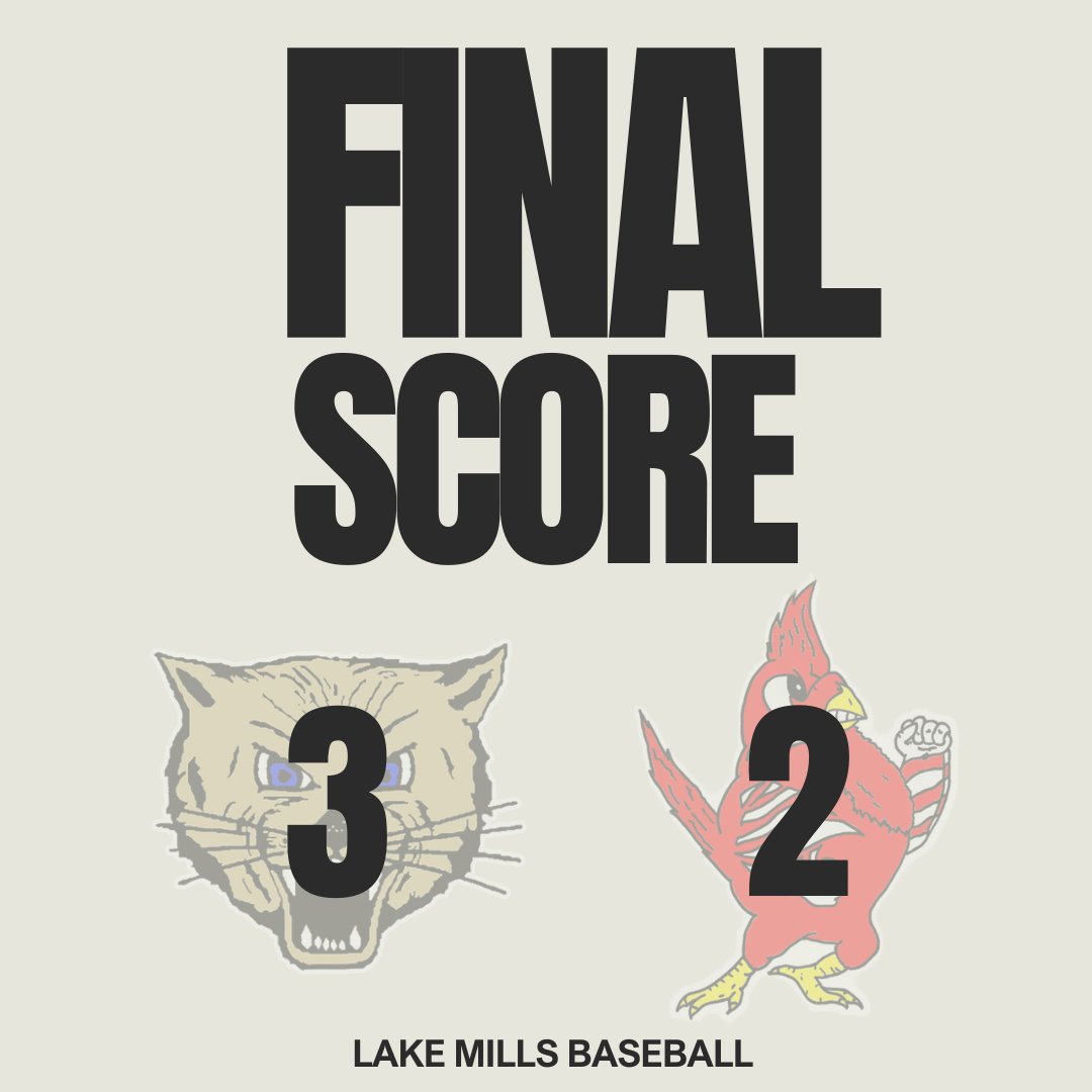 Lake Mills Baseball pulls off a comeback win over Columbus! Ty Schaefer delivers the walk-off single. #LCatPride