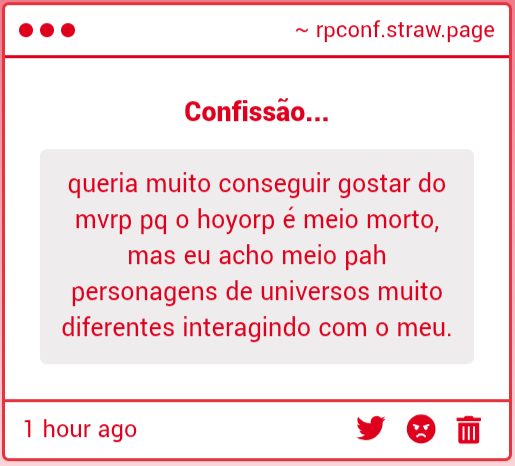 ৎ ꯭Ꮯonfissões ⌕𝓡𝘗 tweet media