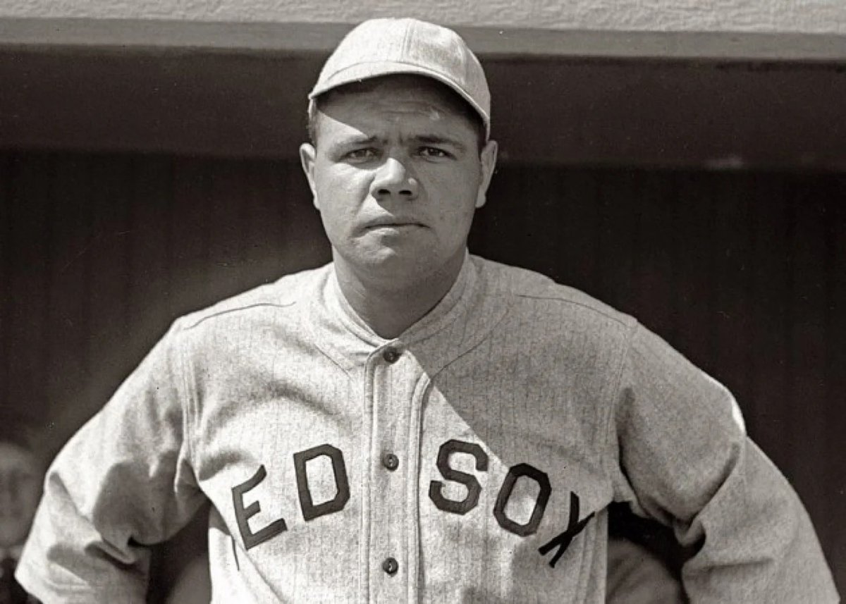HistoricallyHi's tweet photo. Tomorrow Professor Adam takes us into a sports history teaching lesson as we talk about Babe Ruth. The Babe was a larger than life figure. He was also the curse that fed the baseball misery of Professor Adam's childhood. Get your glove ready. #HistoricallyHigh #BabeRuth #86years https://t.co/XV9k5mpzej