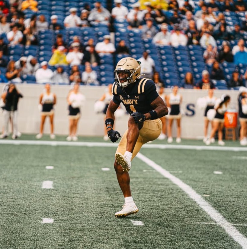 Evin McDowell 6’2 26’ CB (@evinmcdowell_) on Twitter photo #AGTG
After a great conversation with <a href="/Drew_Cronic/">Coach Cronic @ Navy</a> I am blessed and thankful to receive a D1 offer to Naval Academy!! <a href="/NavyFB/">Navy Football</a> <a href="/CoachBryanLamar/">Bryan Lamar</a> <a href="/zaymartin2410/">Coach Martin</a> #AGTG
After a great conversation with <a href="/Drew_Cronic/">Coach Cronic @ Navy</a> I am blessed and thankful to receive a D1 offer to Naval Academy!! <a href="/NavyFB/">Navy Football</a> <a href="/CoachBryanLamar/">Bryan Lamar</a> <a href="/zaymartin2410/">Coach Martin</a>
