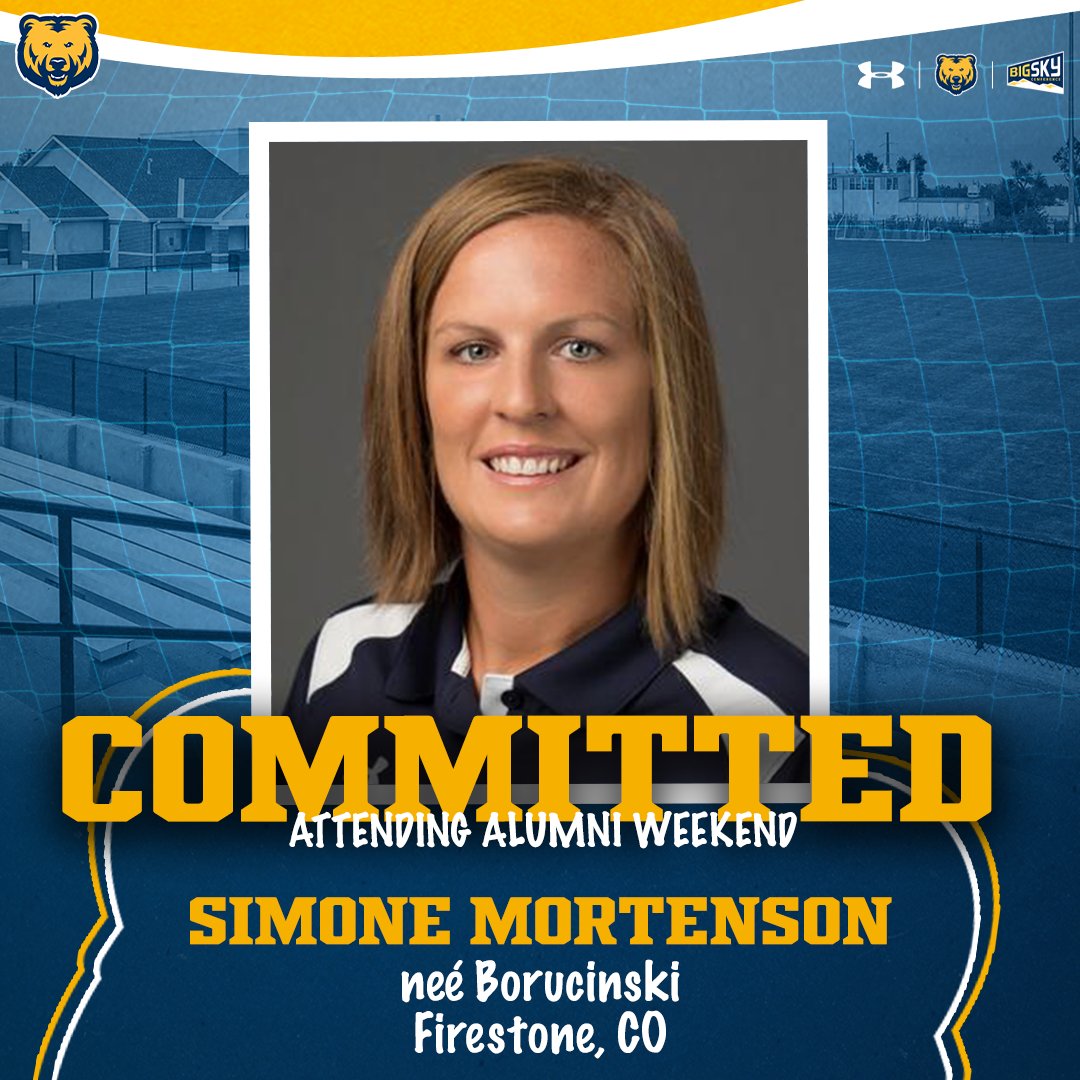 VIP in the house!! Former Assistant Coach Simone Mortenson (Borucinski) will be coming back to Greeley for our big alumni reunion in 3 days!