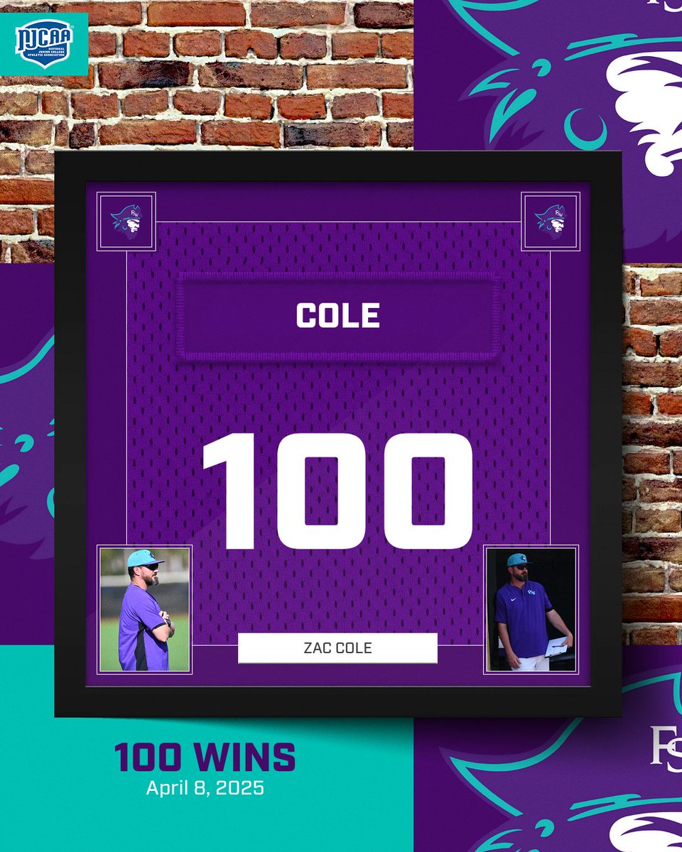 With tonight's victory over South Florida State, Bucs Head Coach Zac Cole now has 100 in his FSW career!