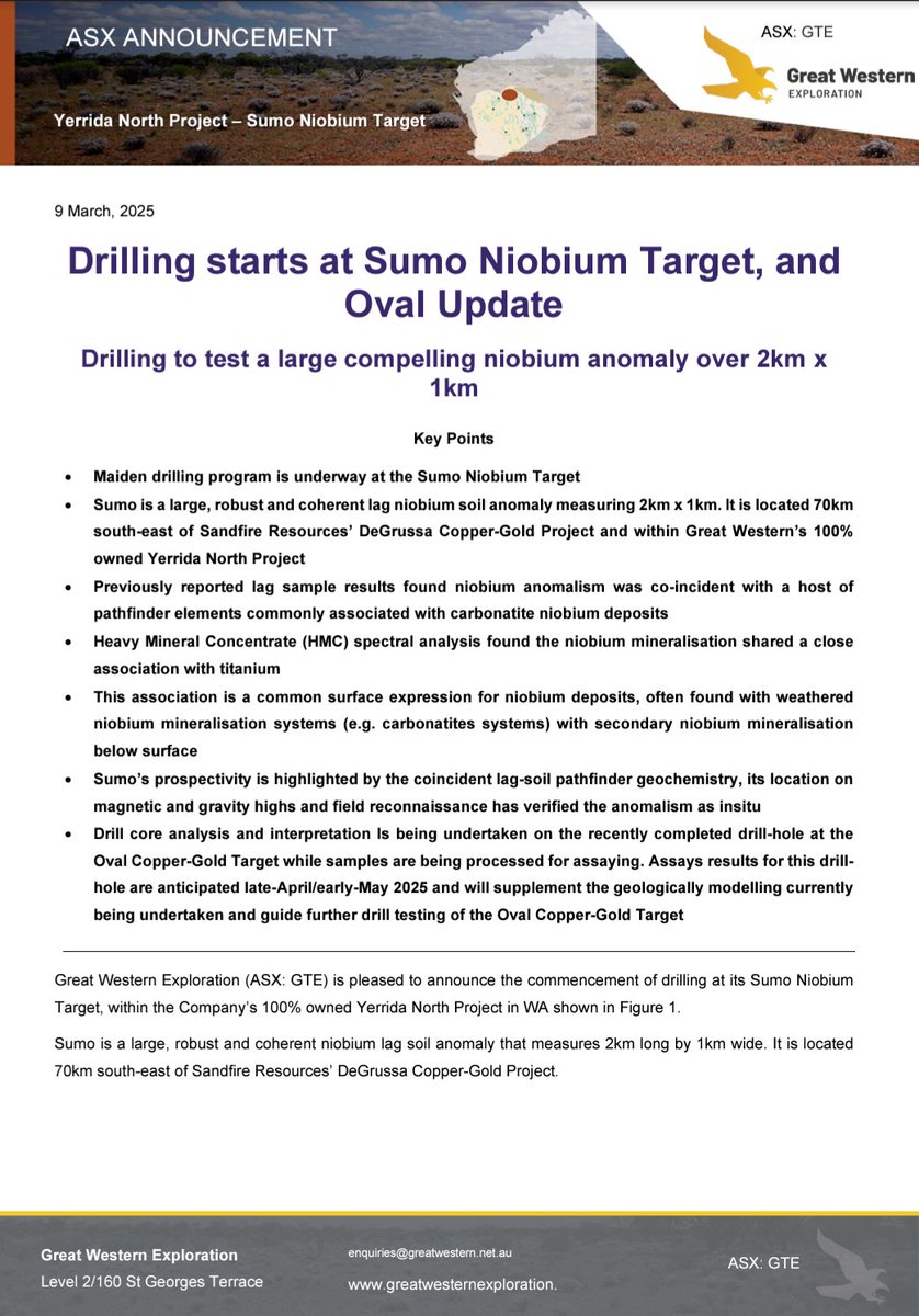 Great Western Exploration Ltd tweet media