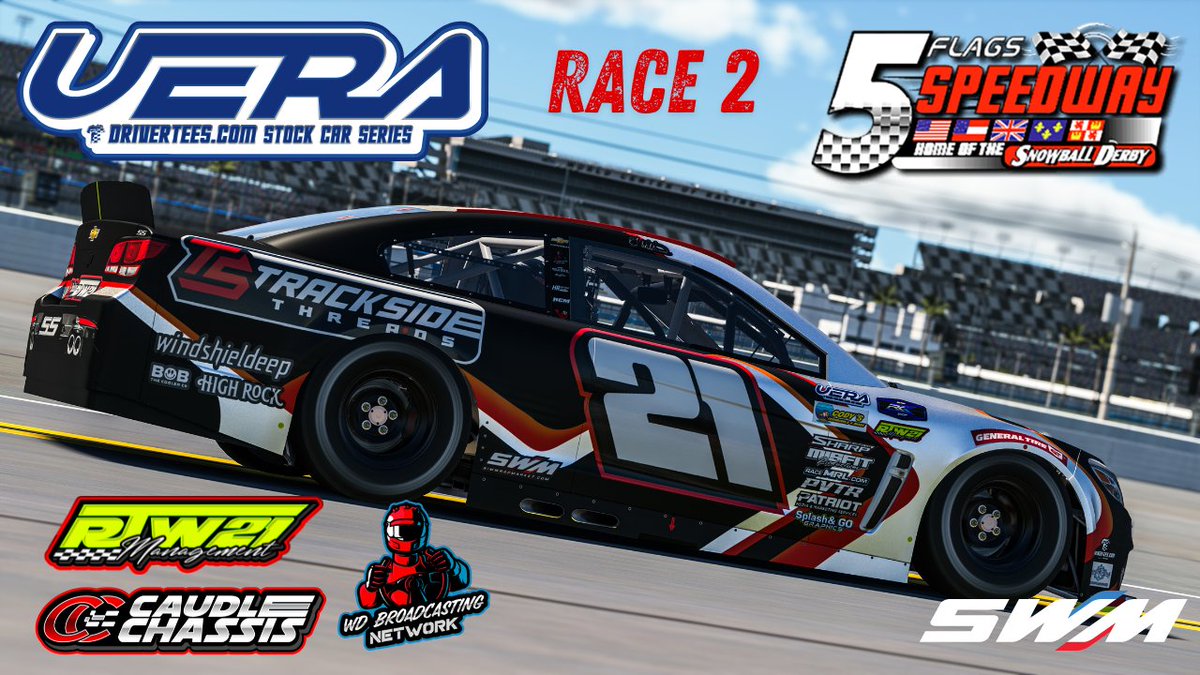 Going live for race 2 of the UERA <a href="/DriverTeesWeb/">DriverTees</a> Stock Car Series race from Five Flags.

Stream link: youtube.com/live/g9S__RWXk…