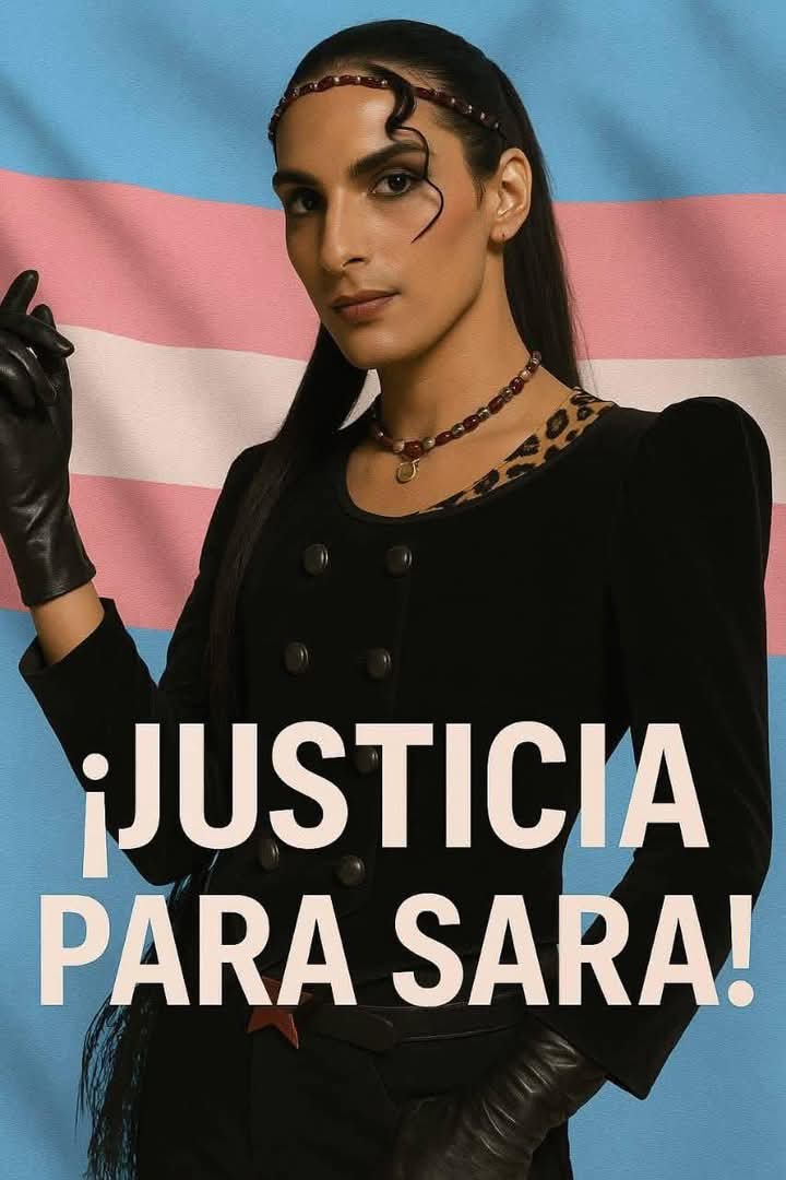 Indignación internacional 🏳️‍⚧️🕊️

A Sara Millerey González no solo la mataron😭💔

La quebraron por dentro y por fuera. Y mientras moría, alguien grabó.
No para ayudar.
No para auxiliar.
Solo para hacerse viral.

Eso no es solo un crimen.
Es el reflejo enfermo de la sociedad 😢😥