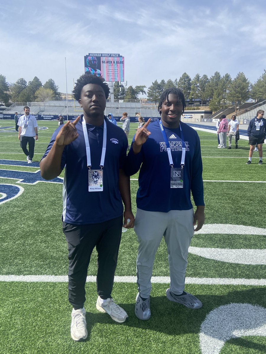 ʀɪʟᴇʏ ᴡɪʟꜱᴏɴ 2026 (@w10_riley) on Twitter photo 📍<a href="/NevadaFootball/">Nevada Football</a> <a href="/CoachLynch/">Mike Lynch</a>
Had a great time in Nevada, looking forward to coming back in the summer. 📍<a href="/NevadaFootball/">Nevada Football</a> <a href="/CoachLynch/">Mike Lynch</a>
Had a great time in Nevada, looking forward to coming back in the summer.
