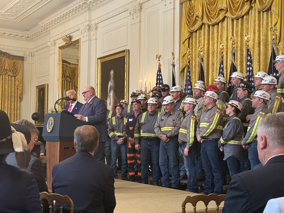 Great to join <a href="/POTUS/">President Donald J. Trump</a> at the <a href="/WhiteHouse/">The White House</a> today for the signing of executive orders recognizing the critical role that always available energy plays in maintaining a reliable grid. Several co-op CEOs and I were in attendance. 
Read my full statement here: bit.ly/42nNBLE