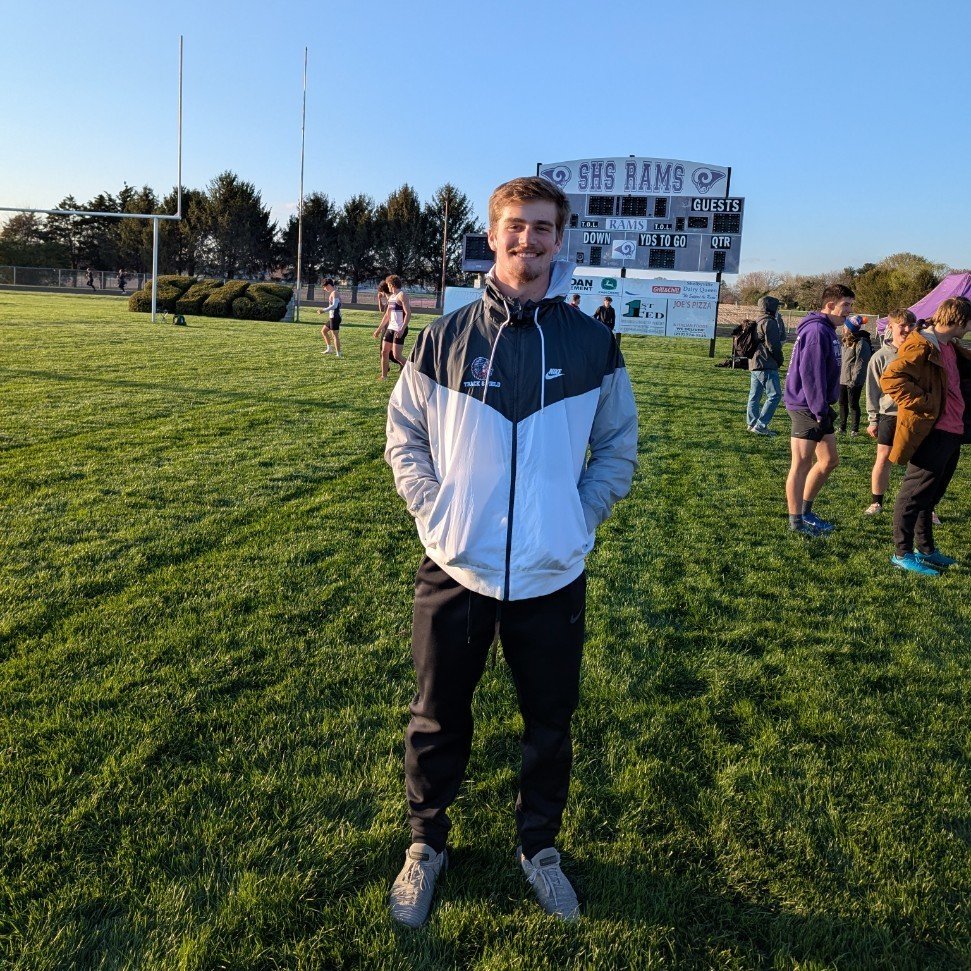 RedskinsAD's tweet photo. Mason Booker resets his own school record in the 110m Hurdles at the Shelbyville Quad Meet with a 15.70! Congrats Mason! https://t.co/iVU8cfPxXZ