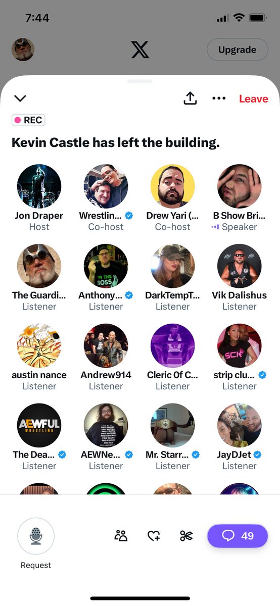 bigdaddyGOC's tweet photo. Come join the tribute for our brother @KevZCastle🙏🏼with @iamjondraper @WrestlingSoup @DonTonyD @darktemptrez @JDfromNY206 @solomonster @Austin29nance @ThenowVik @AndrewBaydala #WrestlingCommunity #RIPKev #RIPKevinCastle https://t.co/97TpPTTgCw