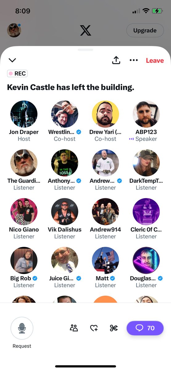 bigdaddyGOC's tweet photo. Come join the tribute for our brother @KevZCastle🙏🏼with @iamjondraper @WrestlingSoup @DonTonyD @darktemptrez @JDfromNY206 @solomonster @Austin29nance @ThenowVik @AndrewBaydala #WrestlingCommunity #RIPKev #RIPKevinCastle https://t.co/97TpPTTgCw