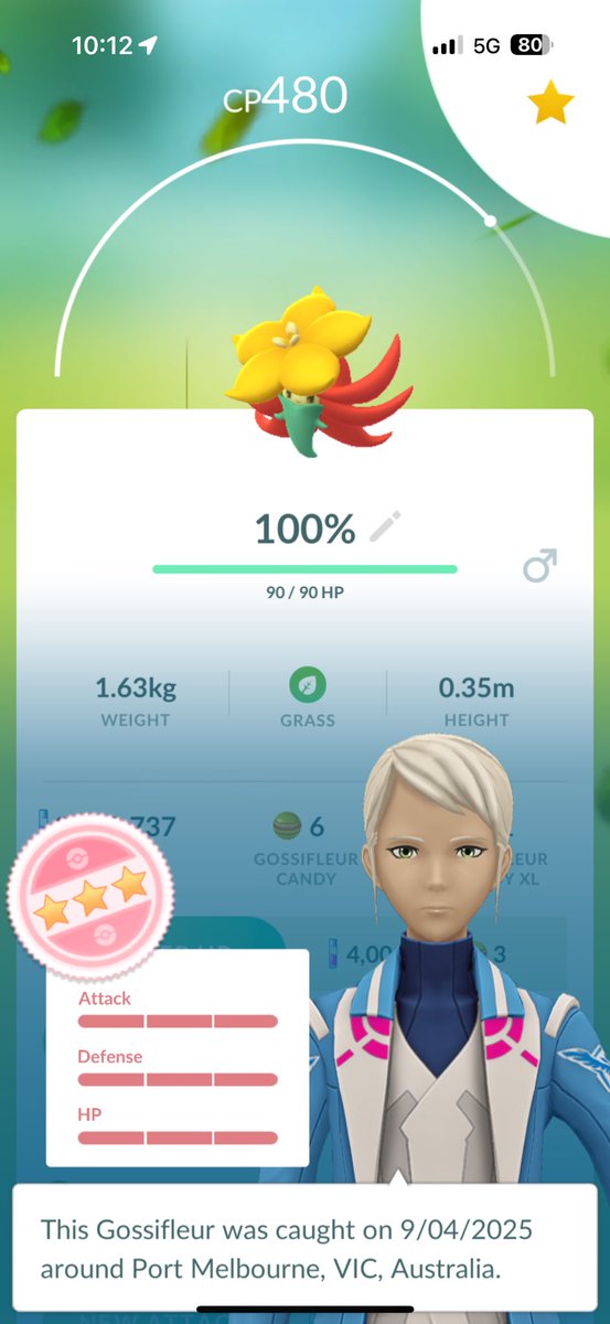 laskey41's tweet photo. first documented #Gossifleur hundo? 🙋🏻
#Pokemon #PokemonGO #pogo @trnrtips @ItsFleeceKing @MYSTIC7 @pokedaxi @g47ix @PokemonGOHubNet https://t.co/QU6sBKOkJq