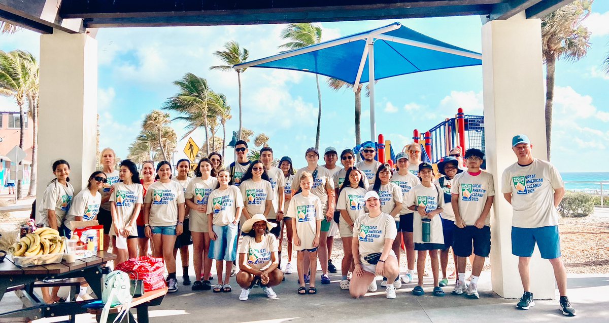 Our 4th Annual Beach Cleanup was a success! ♻️🚮🏖️

Thank you to our Recycling Club, GEMS, NJHS, parents, and former students for volunteering! 

Together we cleaned nearly 20lbs of trash and 4lbs of recyclables from our local beach.