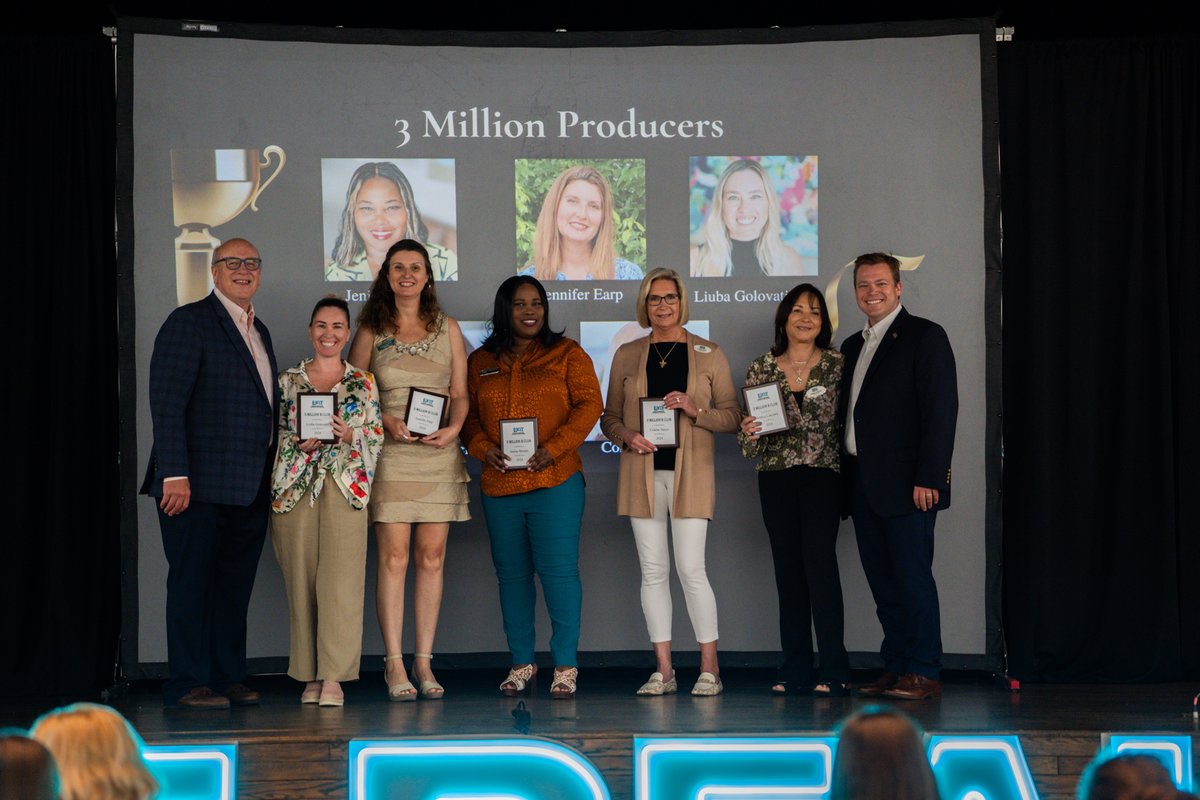 ExitRealtyGS's tweet photo. 🎉Congratulations to our ⭐ 3-4 Million Dollar Producers--Liuba Golovatii, Jennifer Earp, Jenise Brocks, Collette Vanyo, and Nadya Lanciotti!  🎉  RockStars!   

#EXITRealtyGulfShores #EXITRealtyOrangeBeach   #EXITRealty #LOVEXIT #rockstars #achievers #topproducers https://t.co/yCJrmAm0I0