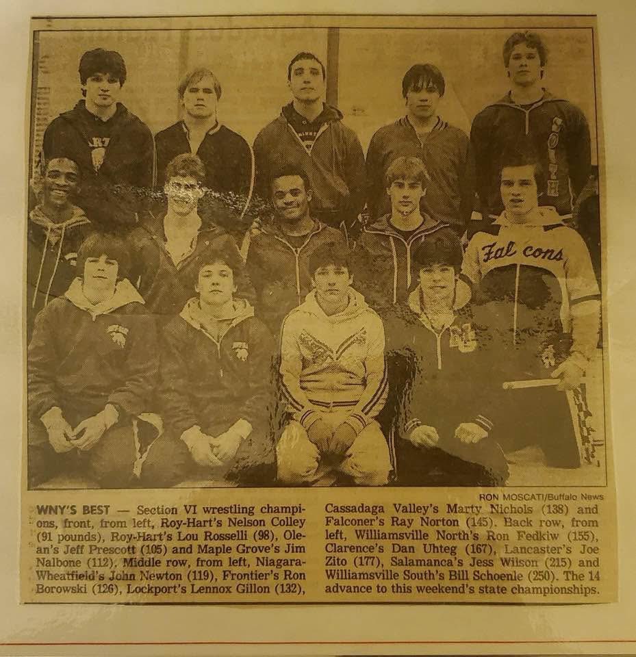 Picture of our last State Champ Joe Zito ‘86