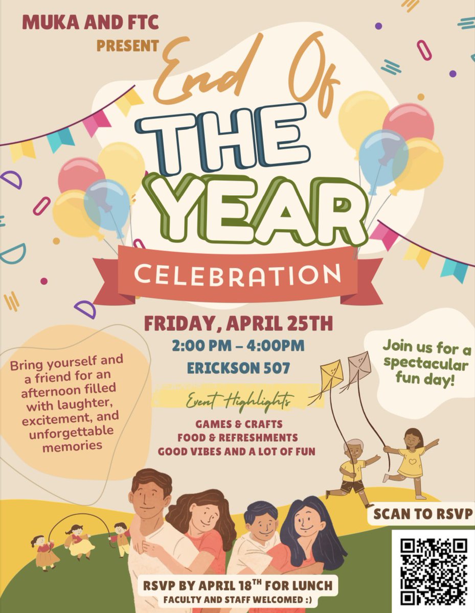 I’ve been working closely with the Multicultural Undergraduate Kinesiology Association (MUKA), and I’m so proud of their work! They are hosting an end-of-year celebration for those in the <a href="/MSUCollegeofEd/">College of Education</a> on April 25th. If you’re available, sign up here: lnkd.in/e_rnqe5R